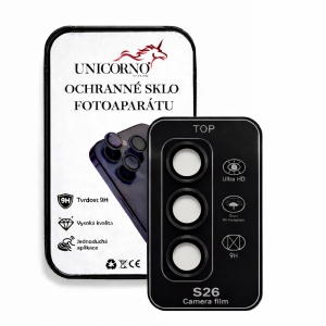 Unicorno ochranné sklo fotoparátu s aplikátorem Samsung S941 Galaxy S26 black