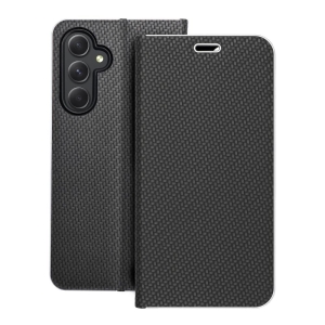 Pouzdro LUNA Book Xiaomi Redmi Note 10 5G / Poco M3 Pro / Poco M3 Pro 5G, barva černá carbon