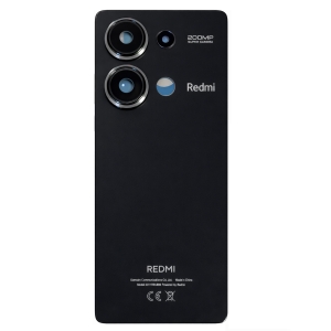 Kryt baterie Xiaomi Redmi NOTE 13 PRO 4G + sklíčko kamery black