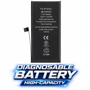 Baterie iPhone 12 Mini 2460 mAh Li-ion Diagnosable High-Capacity