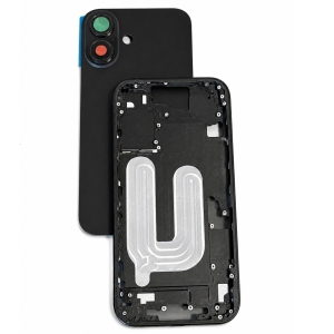 Kryt baterie + střední iPhone 16 black