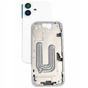 Kryt baterie + střední iPhone 16 white
