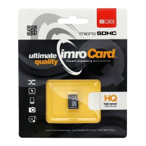 Paměťová karta micro SD IMRO 8GB Blistr