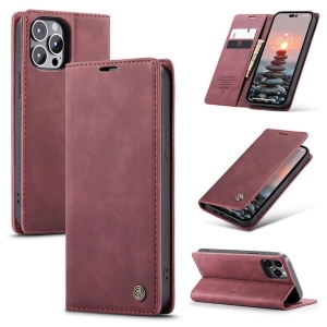 Pouzdro Book CaseMe Xiaomi Redmi 15C, barva vínová (173,2mm)