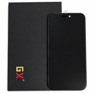 Dotyková deska iPhone 16 + LCD black - GX OLED HARD