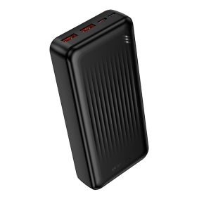 Externí baterie POWER BANK Borofone BJ80A Clever, 20000mAh, 2x USB A, 1x USB C , QC 3.0 PD 20W, barva černá