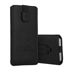 Pouzdro DEKO Wonder, velikost XL (17,1 x 9,2 cm, např: i15/15 Pro, Samsung S23/S23 Plus, A15, A54), černá