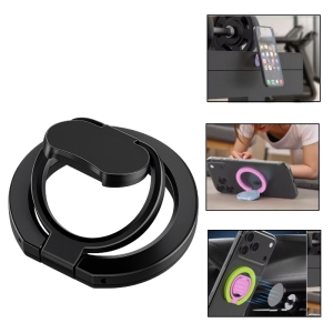 3v1 MagSafe Ring držák na telefon (popsocket, magnetický držák, stojánek), černá