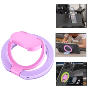 3v1 MagSafe Ring držák na telefon (popsocket, magnetický držák, stojánek), Fialová/Růžová