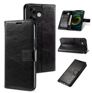 Pouzdro Magnetic Leather Samsung A176 Galaxy A17, Black