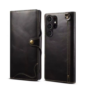 Retro Leather Book Samsung S942 Galaxy S26, Black