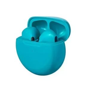 Bluetooth headset Mini 6 Pro TWS, barva tyrkysová