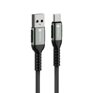 Datový kabel Forcell Cafule USB A na USB C 3A 66W 0,5m černý
