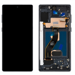 Dotyková deska Samsung N970 Galaxy NOTE 10 + LCD s rámečkem black - OLED