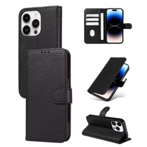 Pouzdro Leather Flip Samsung A176, A266 Galaxy A17 5G, A26 5G z pravé kůže, Black