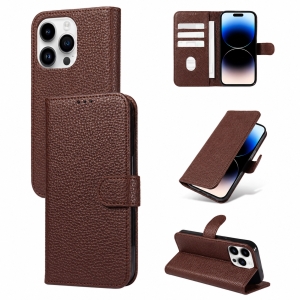 Pouzdro Leather Flip Samsung A176, A266 Galaxy A17 5G, A26 5G z pravé kůže, Black