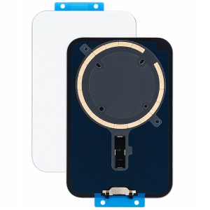 Kryt baterie iPhone 17 PRO silver + metal clip + camera lens + magnet