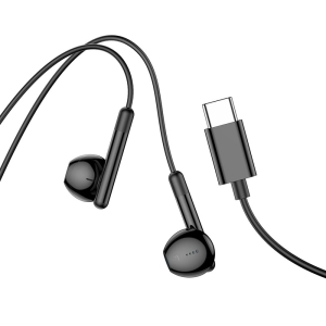 Hands Free HOCO M93 USB C, s mikrofonem, barva černá