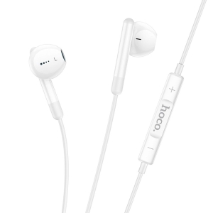 Hands Free HOCO M93 USB C, s mikrofonem, barva bílá