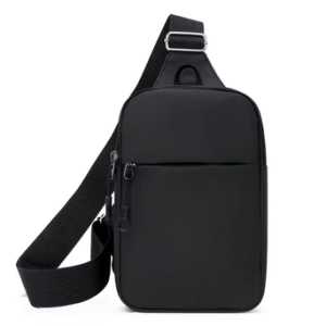 Oxford mini crossbody bag, voděodolná (20x5x15), černá
