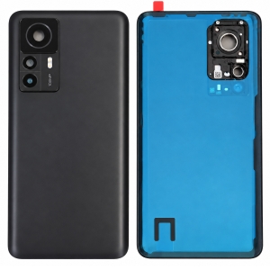 Kryt baterie Xiaomi 12T PRO + sklíčko kamery (200 MPx) black