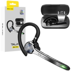 Bluetooth headset Blavec Talk 1 Multipoint, ENC + power bank, barva černá