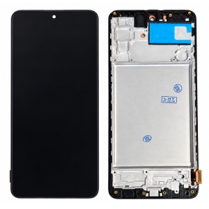 Dotyková deska Samsung M515 Galaxy M51 + LCD + rámeček black - TFT