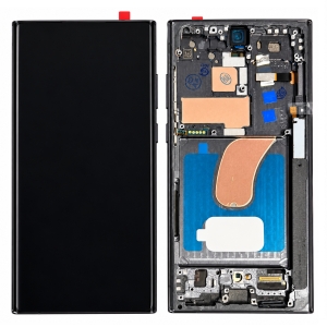 Dotyková deska Samsung S918 Galaxy S23 Ultra + LCD s rámečkem black - OLED