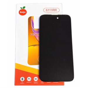 Dotyková deska iPhone 16 + LCD black - OLED SOFT RJ - Diagnostic