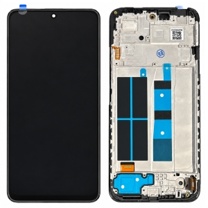 Dotyková deska Xiaomi Redmi NOTE 12 4G + LCD s rámečkem black - OLED
