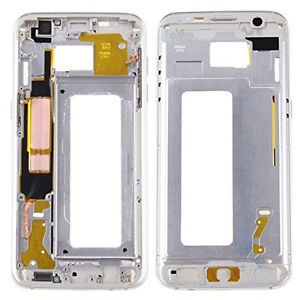 Samsung G935 Galaxy S7 Edge kryt střední originál + boční tlačítka a flexy tlačítek bílá