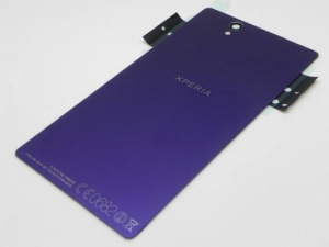 Kryt baterie Sony Xperia Z C6603 + lepítka fialová