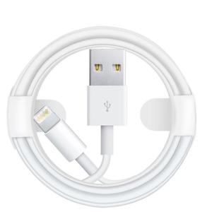 Datový kabel USB A na Lightning (8-pin), Foxconn, délka 1m, barva bílá