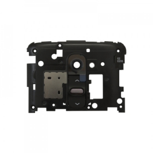 Sklíčko zadní kamery LG G2 D802 + zadní kryt a button černá