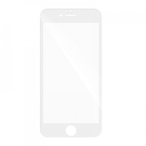 Tvrzené sklo 5D FULL GLUE iPhone 6, 6S (4,7) bílá