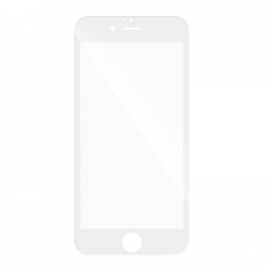 Tvrzené sklo 5D FULL GLUE iPhone 7, 8, SE 2020/22 bílá