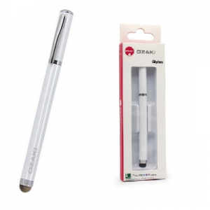 Dotykové pero (stylus) kapacitní OZAKI barva bílá