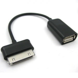 Adaptér USB OTG na Samsung Galaxy TAB, barva černá