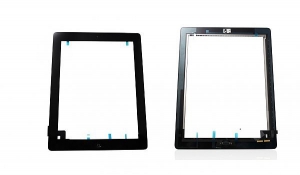 Dotyková deska Apple iPad 2  černá originál + tlačítko HOME + Lepítka