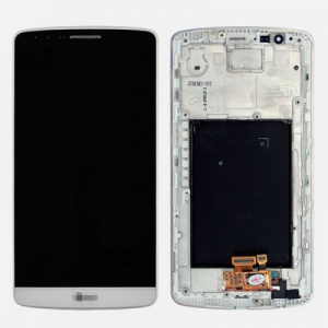 Dotyková deska LG G3 D855 + LCD + rámeček bílá