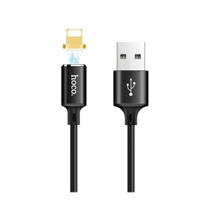 Datový kabel HOCO U28 iPhone Lightning, magnetický barva černá
