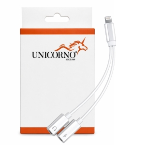 Adaptér Lightning na 2x Lightning (female), barva stříbrná