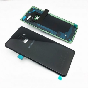 Samsung A530 Galaxy A8 (2018) kryt baterie + lepítka + sklíčko kamery black