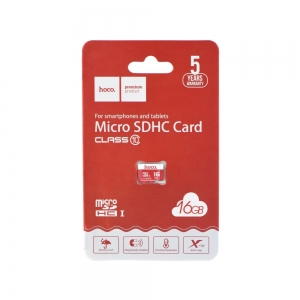 Paměťová karta micro SD HOCO 16GB Class 10 (USB 3.0) High Speed Blistr