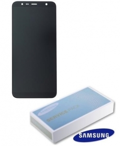 Dotyková deska Samsung J415 Galaxy J4 PLUS (2018), J610 Galaxy J6 PLUS (2018) + LCD black Service Pack - originál