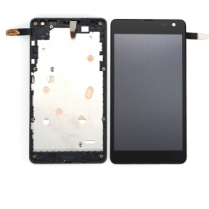 Dotyková deska Nokia 535 Lumia verze: 1973 (2S) + LCD s rámečkem černá
