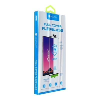 Tvrzené sklo 5D FLEXIBLE NANO Samsung G970 Galaxy S10e černá - (Hot Banding)