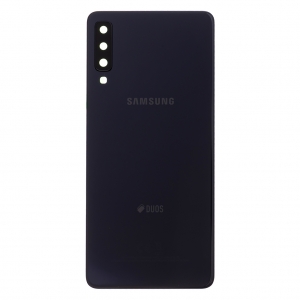 Samsung A750 Galaxy A7 (2018) kryt baterie + lepítka + sklíčko kamery black